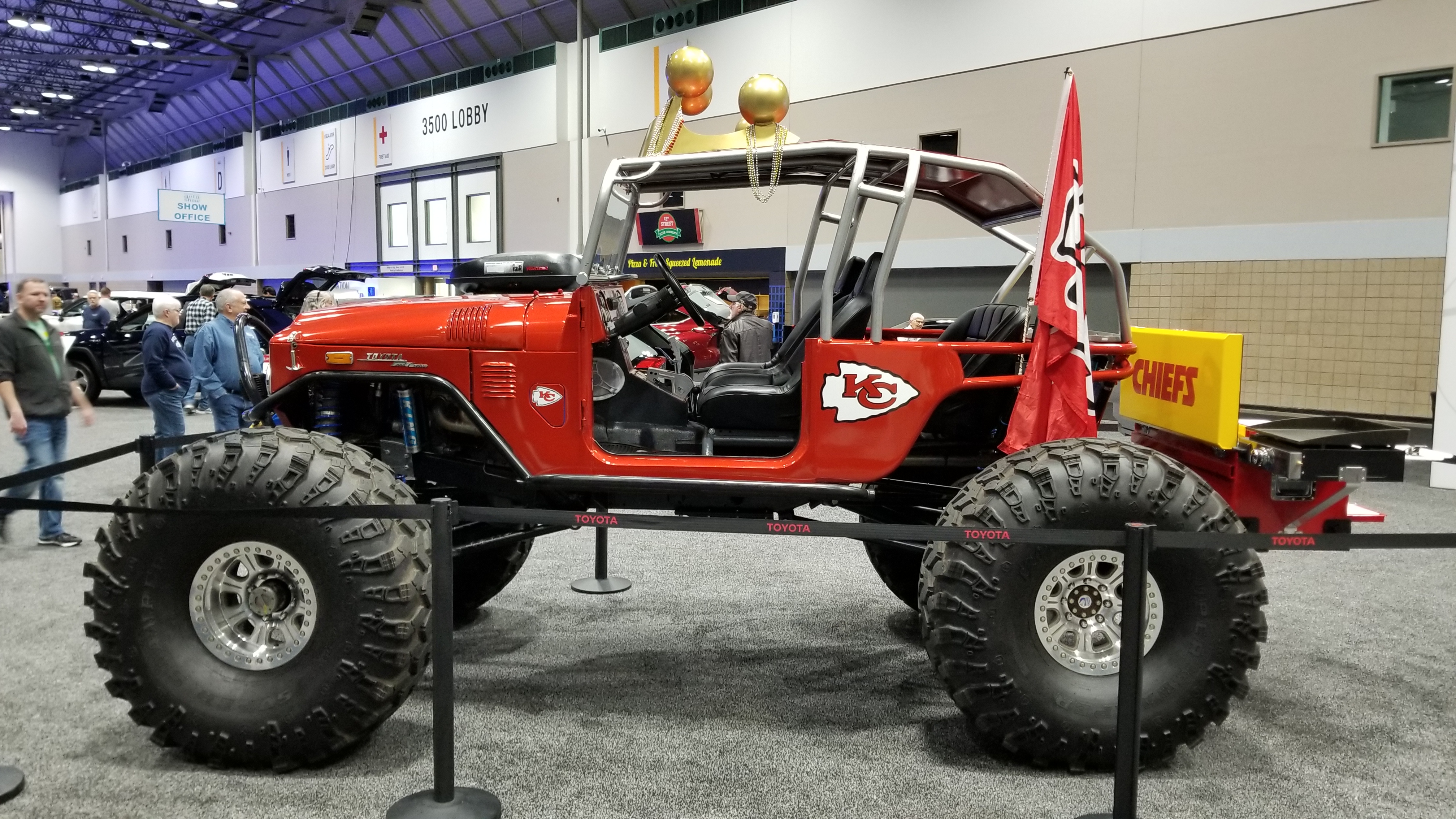 Toyota FJ40 Monster Truck at Kansas City Auto Show