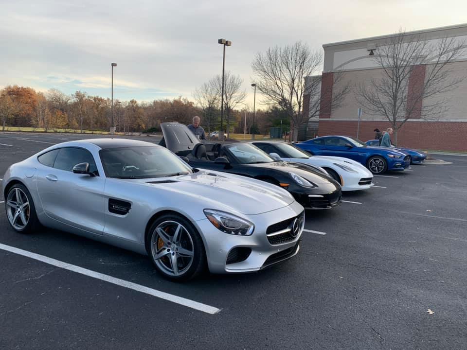 Sport cars for show at a Sports Car Club of America meet. Part of Kansas City's car community. 